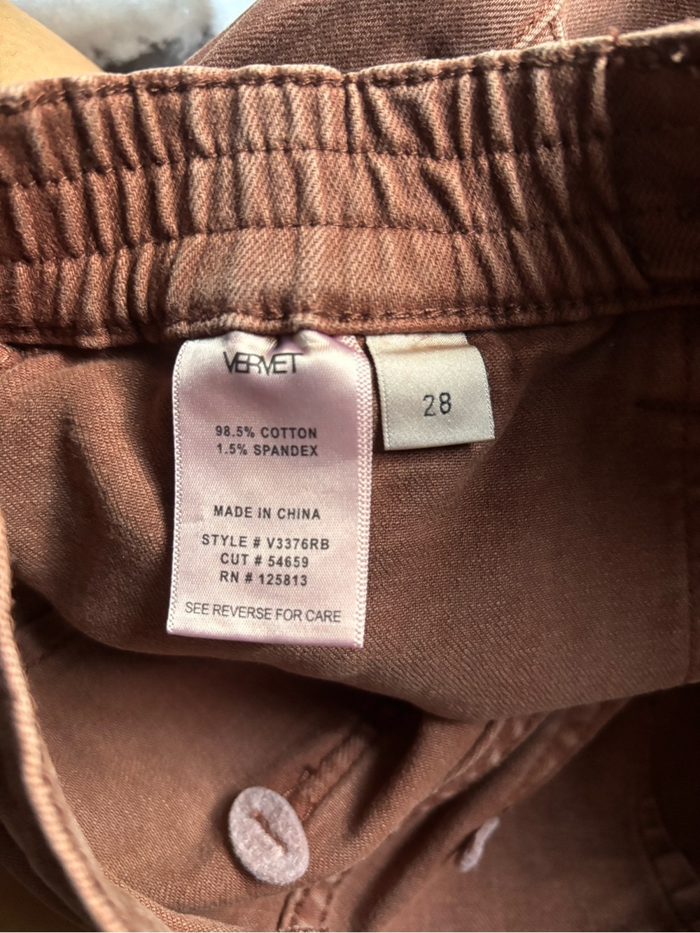 Wide Leg Women's Jeans in Mauve Pink - Relaxed Flare Style - Picture 4 of 4